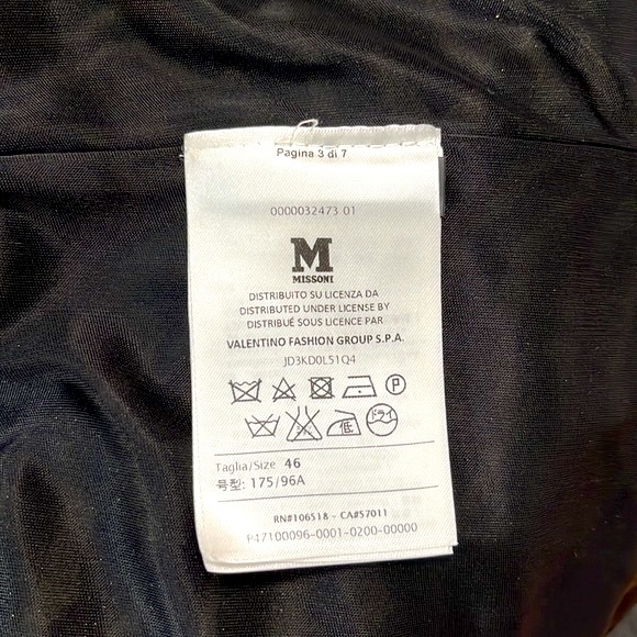 M Missoni Metallic Patterned Dress, size 10 - Picture 13 of 14